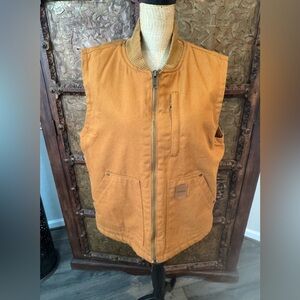 Stanley Men's Work Vest in brown M